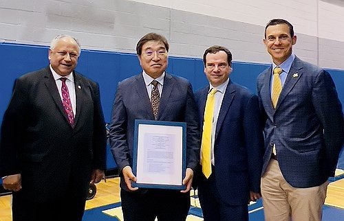 HD현대 '한미 조선산업 인재육성을 위한 교육 협력 업무협약(MOU)' (출처=연합뉴스)