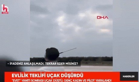 '프러포즈' 위해 약혼녀 경비행기 태웠는데...끔찍 사고