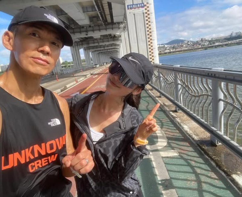 '활동 중단' 뉴진스 다니엘, 한강 러닝 근황…션 "욕심나는 인재"