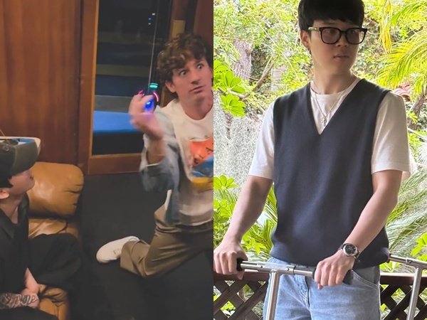 BTS, 美서 찰리 푸스 만났다…킥보드 타고 절친 바이브 [N샷]