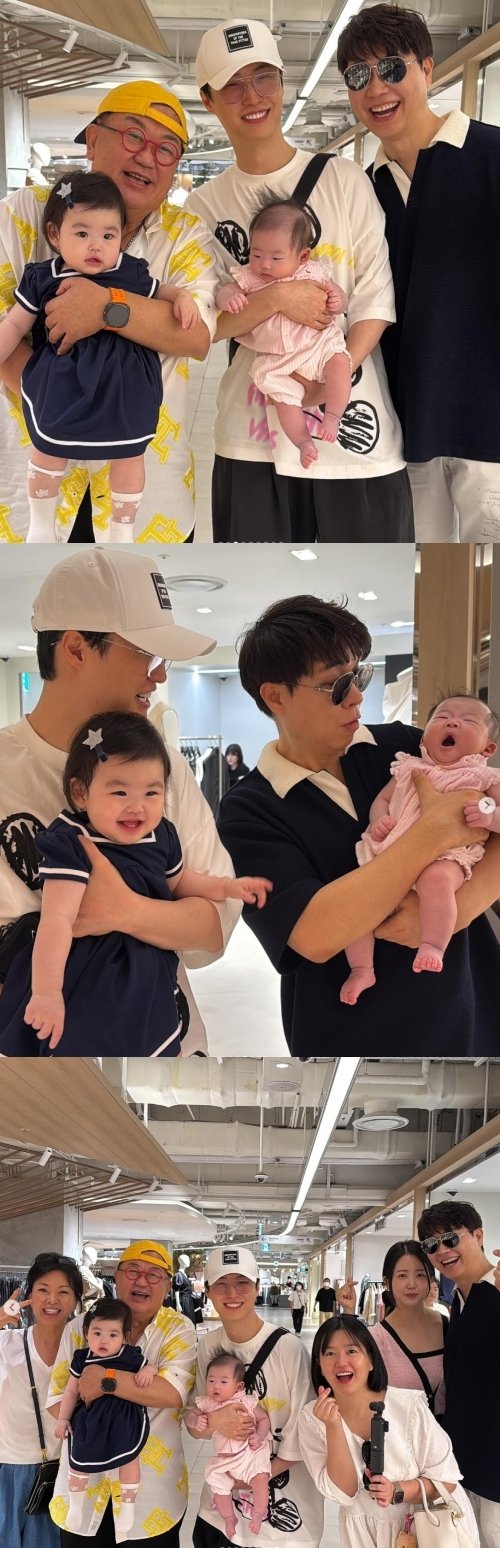 박수홍 부부, 딸과 백화점서 포착…아내 김다예 33㎏ 감량 미모 '깜짝'