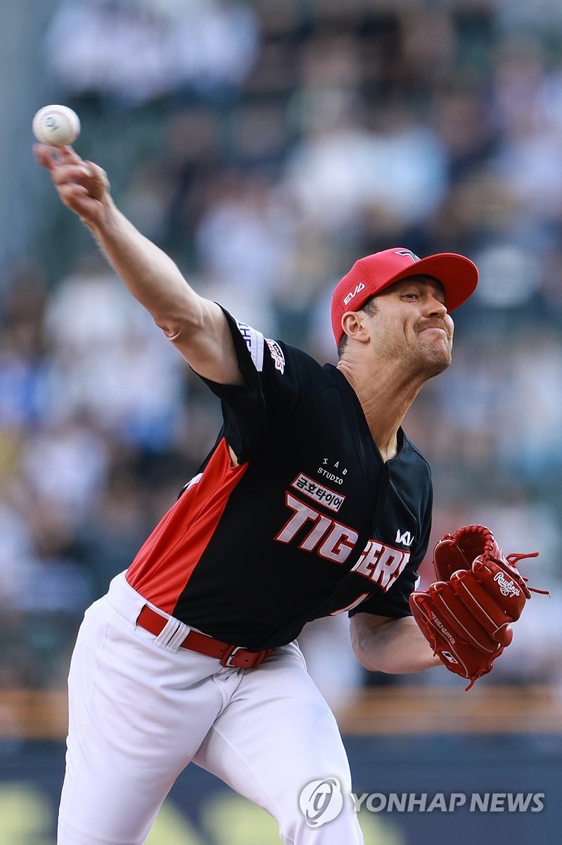 KIA 선발투수 네일 역투 (출처=연합뉴스)