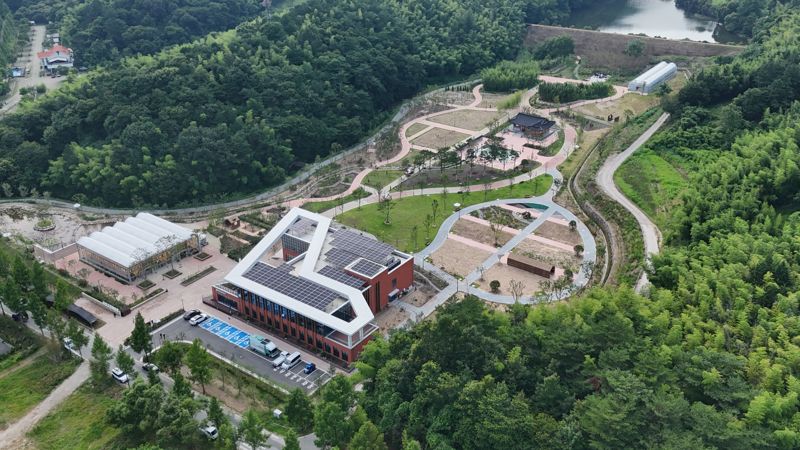 전남 담양의 국립정원문화원 전경