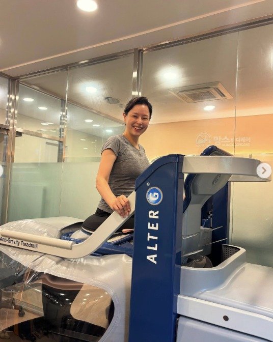 '둘째 출산' 앞둔 이하늬, 만삭 몸으로 러닝 중 [N샷]