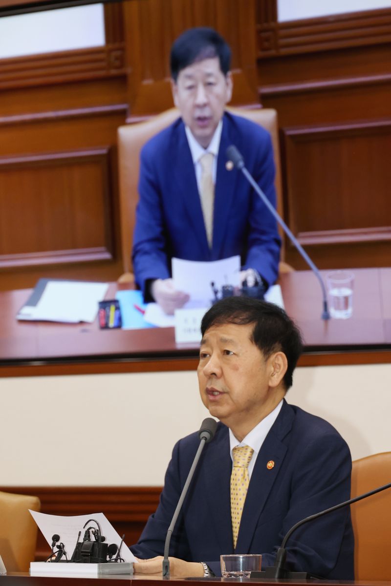 구윤철 경제부총리 겸 기획재정부 장관이 7일 서울 종로구 정부서울청사에서 열린 경제관계장관회의에서 발언하고 있다. 사진=서동일 기자