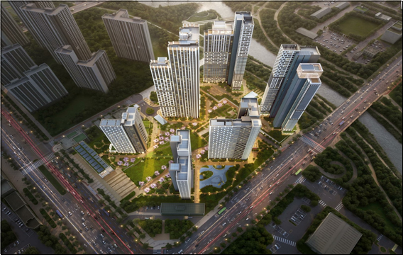 서울 강남구 대치쌍용1차 재건축 투시도. 서울시