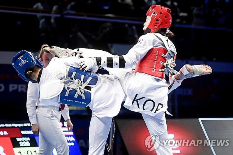 태권도 경기 (출처=연합뉴스)