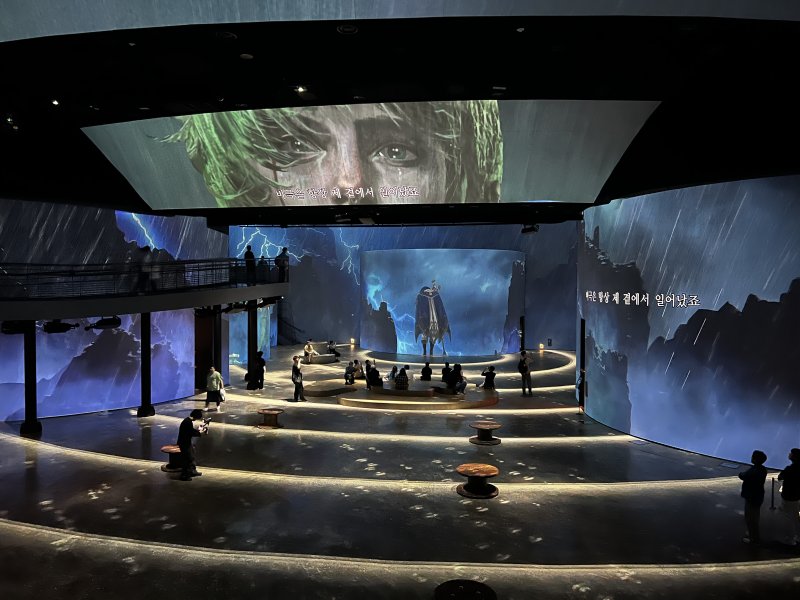 23일 서울 광진구 워커힐호텔에서 로스트아크 미디어아트전 '로스트아크 빛의 여정'이 열렸다.2025.6.23/뉴스1 ⓒ 뉴스1 김민재 기자