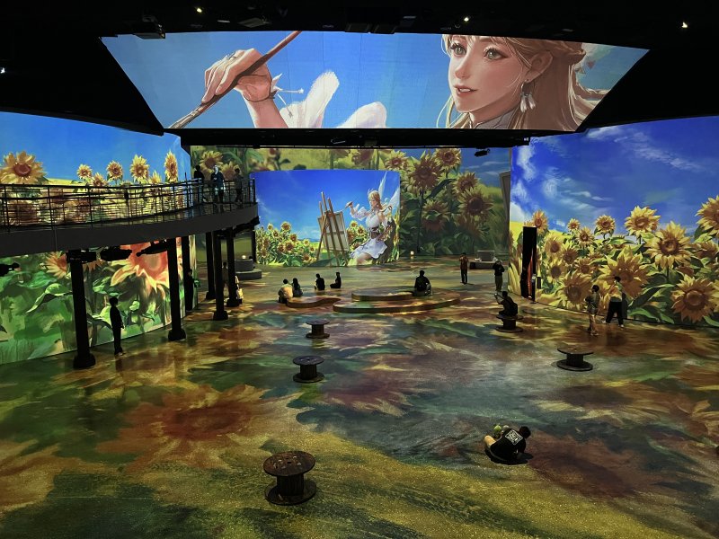 23일 서울 광진구 워커힐호텔에서 로스트아크 미디어아트전 '로스트아크 빛의 여정'이 열렸다.2025.6.23/뉴스1 ⓒ 뉴스1 김민재 기자