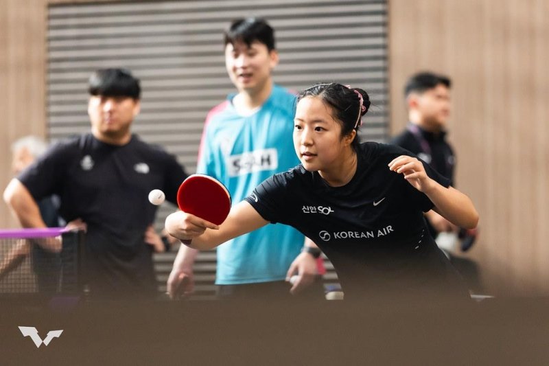 WTT 챔피언스 요코하마에 출전한 신유빈 (출처=연합뉴스)