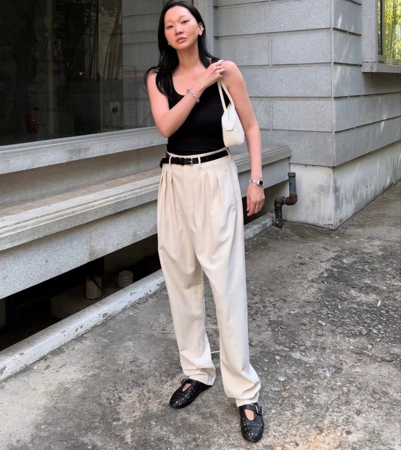 장윤주 민소매&middot;청바지에도 압도적 비율…역시 모델이네