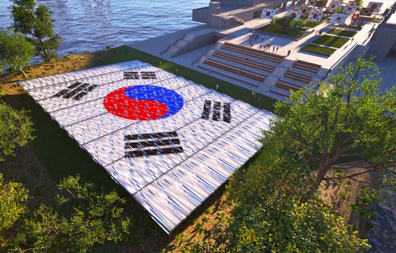 노들섬, 2025개 태극기 물결…광복 80주년 '독립, 너의 미래를 위해서였다' 오늘 개막