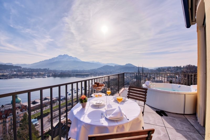 아르 데코 호텔 몬타나 루체른(스위스관광청 제공)