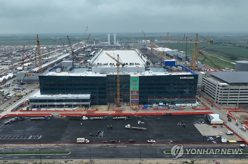 미국에 건설 중인 삼성전자 반도체 공장 (출처=연합뉴스)