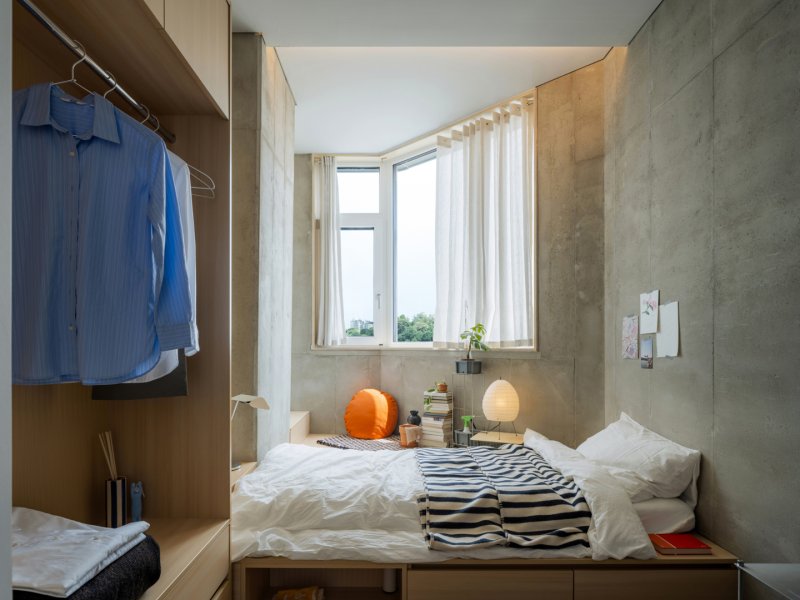 [서울=뉴시스] 에피소드 신촌캠퍼스 커뮤니티타입 개인실. (사진=SK디앤디 제공) 2025.08.11. photo@newsis.com *재판매 및 DB 금지