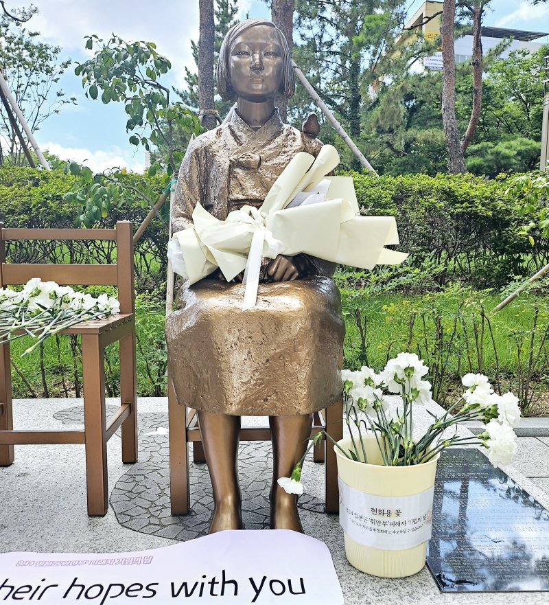 대구 중구 공평동 2.28기념중앙공원에 자리한 평화의 소녀상. (사진은 기사 내용과 무관함) 2025.8.11/뉴스1 남승렬 기자