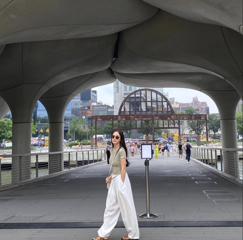 김태희, 2년 만에 SNS 활동 재개…美 뉴욕서 뽐낸 광채 미모