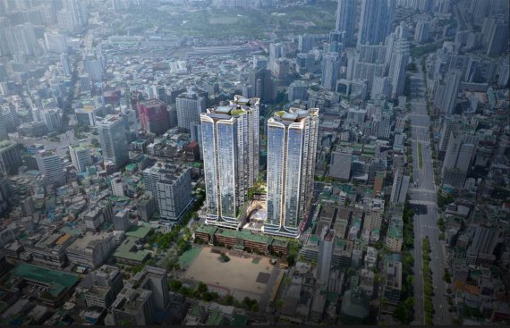 [서면 써밋 더뉴 주경 조감도]