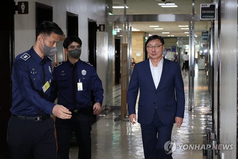 수감 중 법사위 청문회 출석한 이화영 (출처=연합뉴스)