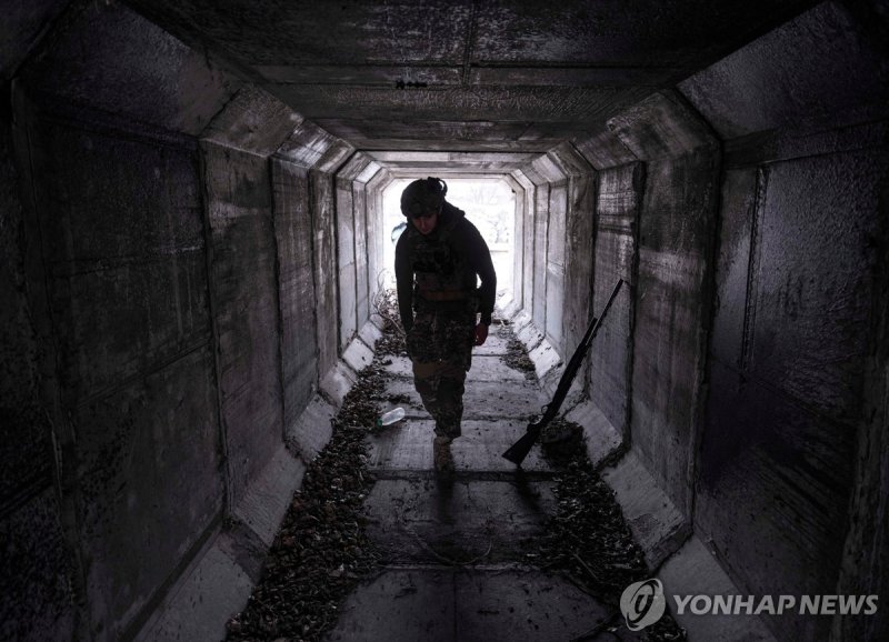 도네츠크 포크로우스크의 우크라이나군.연합뉴스