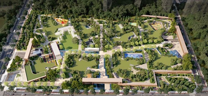 대우건설 개포우성7차 지상 공원 조감도. 대우건설 제공