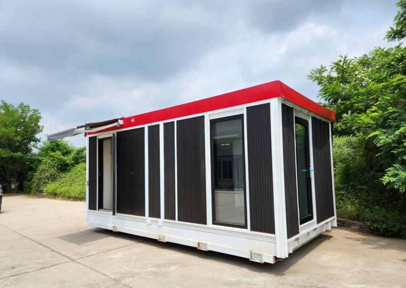폴더블 모듈러 주택. 한국건설기술연구원 제공