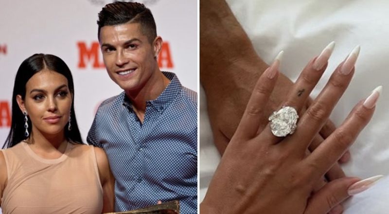 호날두, 여친 조지나에게 10년 만에 청혼, 다이아 반지 가격이 무려...