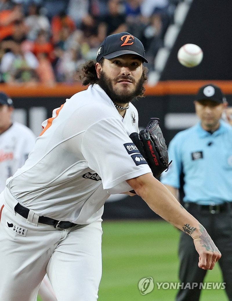 '독수리 에이스' 폰세 역투 (출처=연합뉴스)