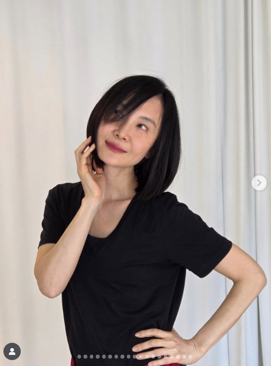 '57세' 채시라, 동안에 슬렌더 몸매