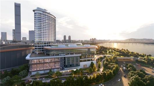 잠실 스포츠·MICE 복합공간 조성사업 컨벤션동 조감도 (출처=연합뉴스)