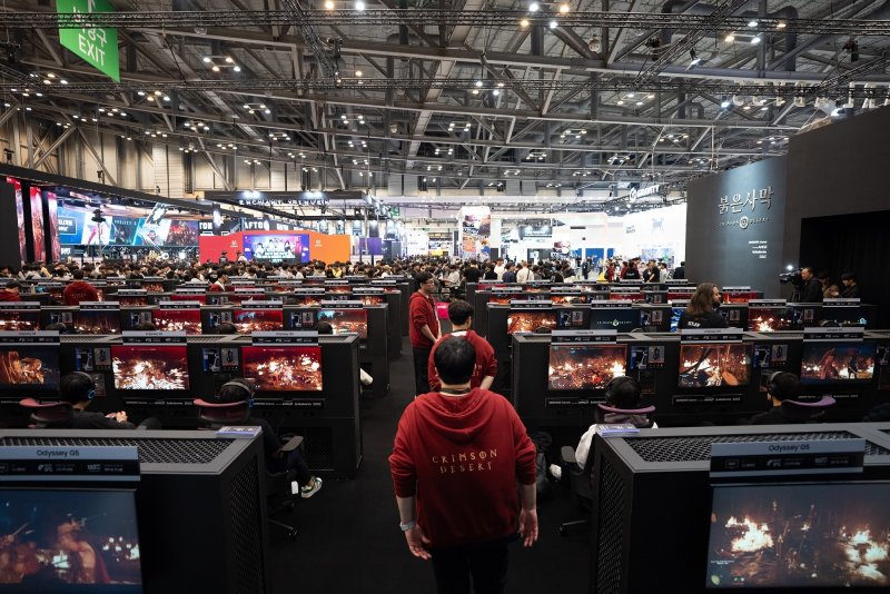 펄어비스 지스타 '붉은사막' 부스 (사진=펄어비스 제공) *재판매 및 DB 금지