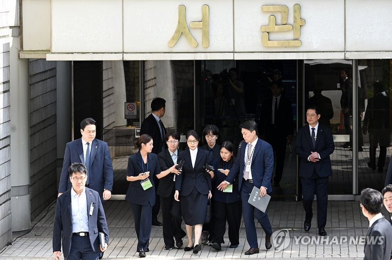 영장심사 마친 김건희 여사 (출처=연합뉴스)