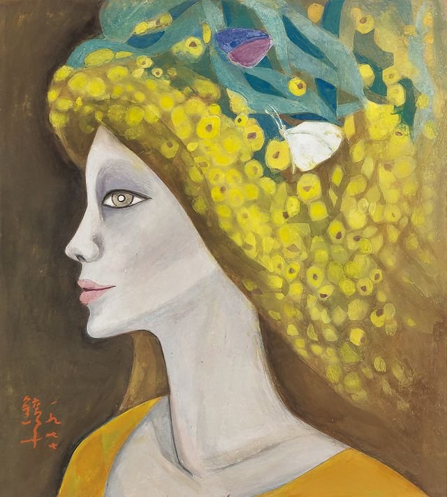 천경자, '미모사 향기', color on paper, 30×26.8cm, 1977, 바카라사이트 홍보 승리바카라 5억~8억원 *재판매 및 DB 금지