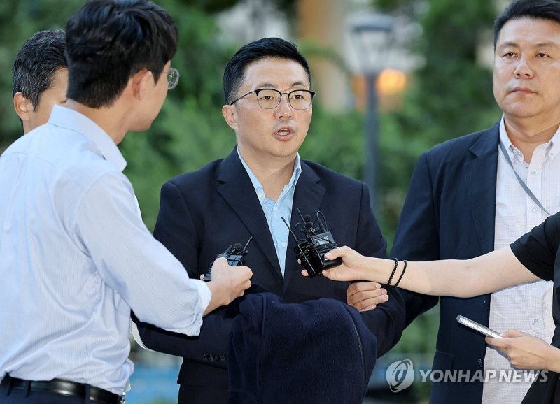 특검에 인치되는 김예성 (출처=연합뉴스)