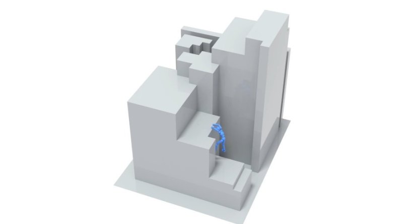 파쿠르 등 복잡한 동작을 통한 합성 데이터 생성(엔비디아 제공)