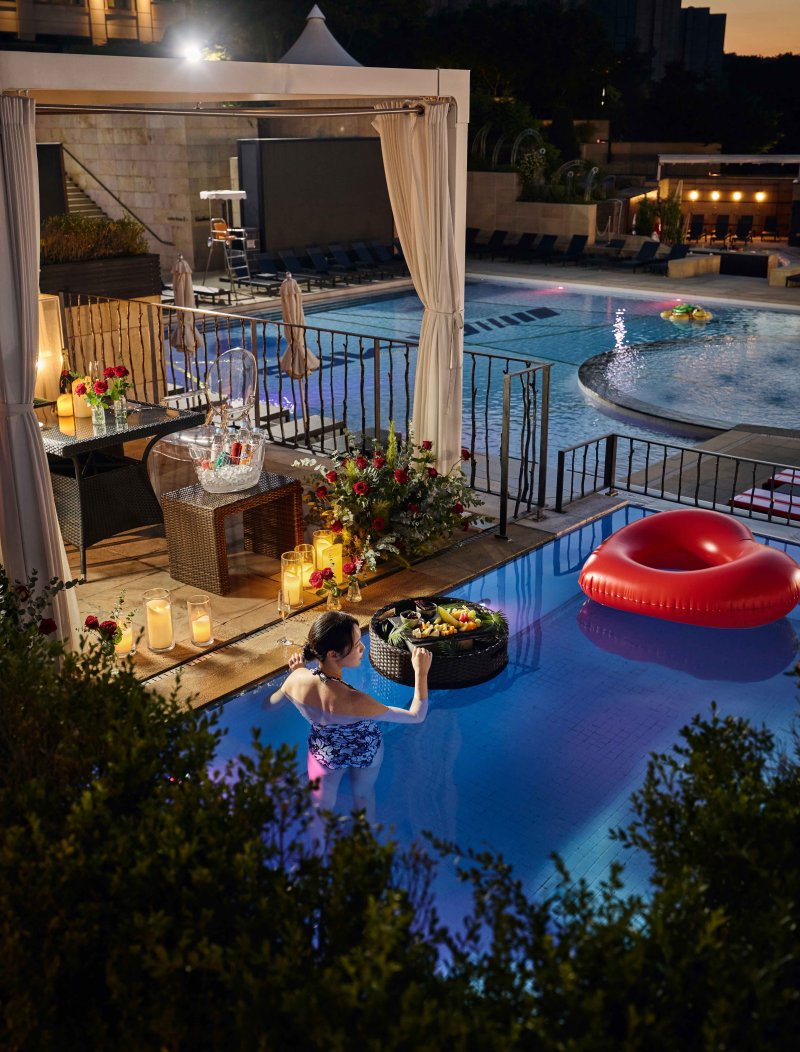 야외 수영장 오아시스(반얀트리 서울 제공)