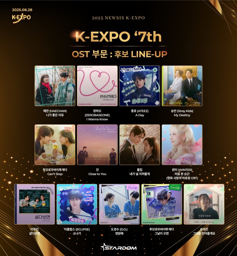 아홉&middot;템페스트, 뉴시스 한류엑스포 '글로벌 네티즌상' 오늘 결승라운드 투표 마감