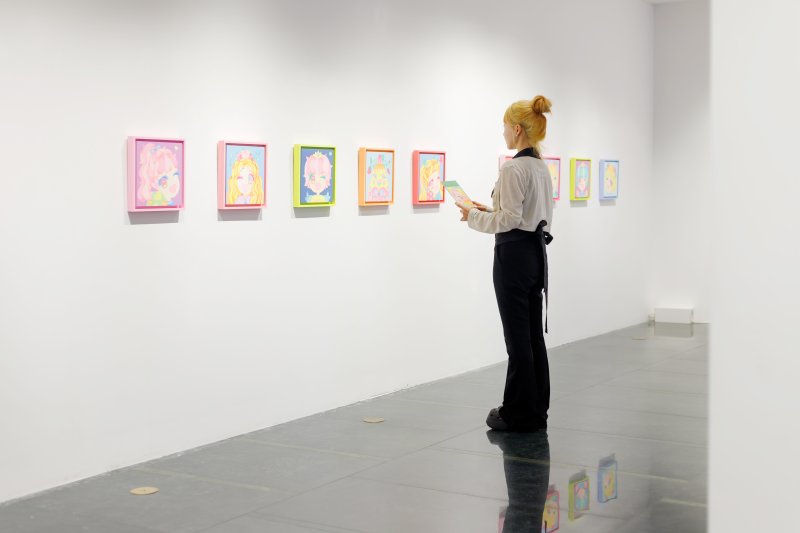 이사라 '원더랜드: 러브 인 서울'展 전시 전 (더 트리니티 앳 그랜드 하얏트 서울 제공)