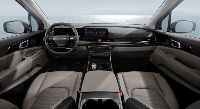 The 2026 카니발 내장. 기아 제공