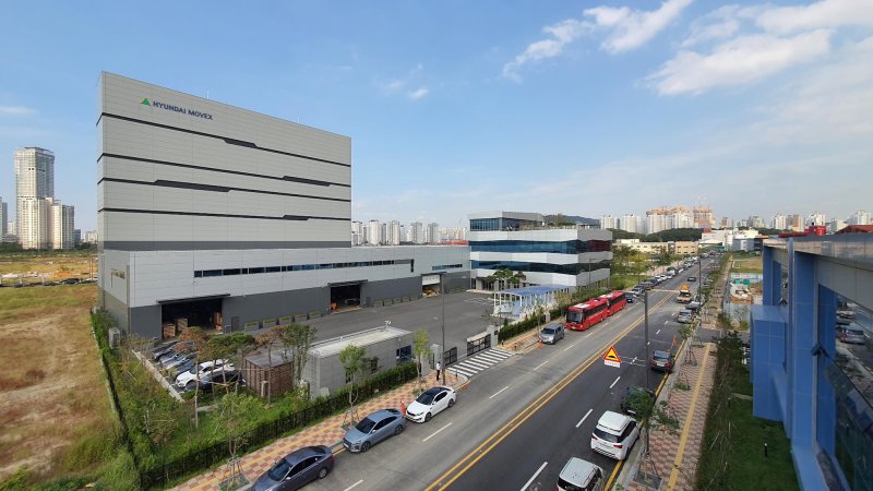 현대무벡스 청라R&D센터 전경. 현대무벡스 제공