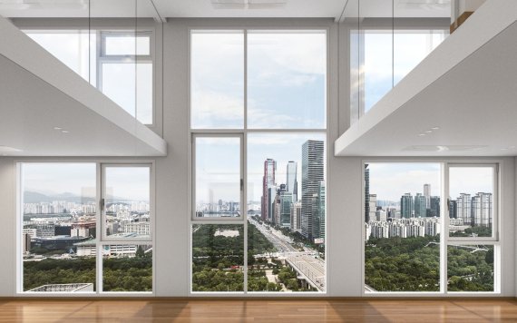 ‘여의도 더자하’ 오피스텔 세대 내부 전망 이미지