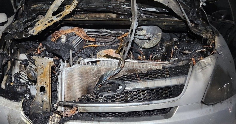 사고 차량. (경기도소방재난본부 제공. 재판매 및 DB 금지) 2025.8.18/뉴스1