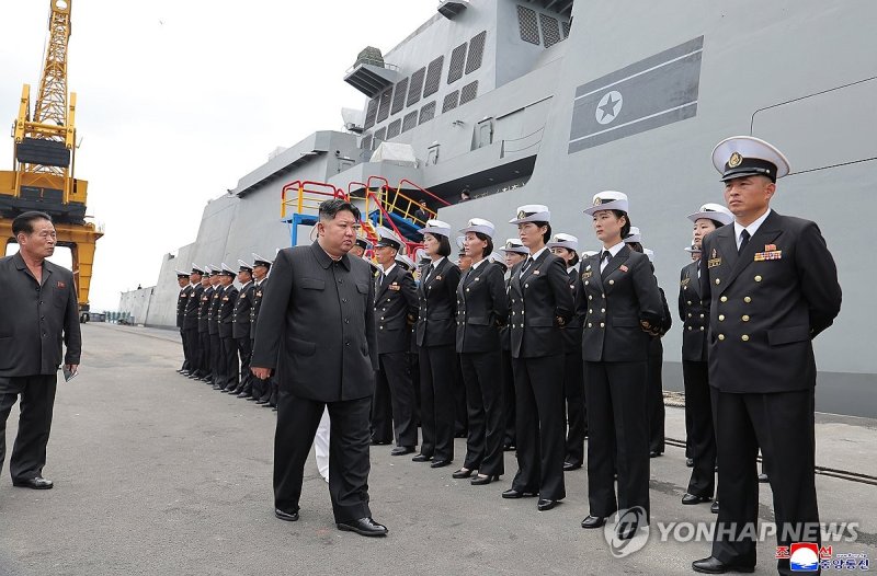 해외 바카라 사이트, 구축함 '최현호' 시험과정 점검 (출처=연합해외 바카라 사이트)