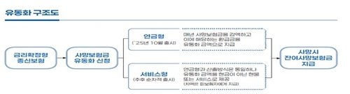사망보험금 55세부터 연금으로 받는다…10월 출시(종합) (출처=연합뉴스)