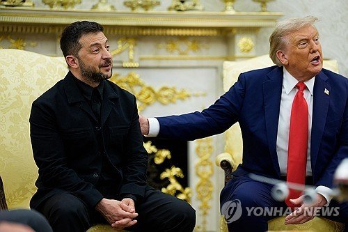젤렌스키 대통령과 트럼프 대통령 (출처=연합뉴스)