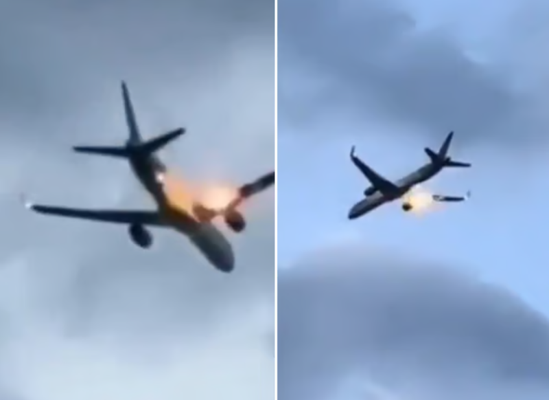 281명 탄 여객기, 엔진 '펑'… 불꽃 튀기며 40분 아찔 비행