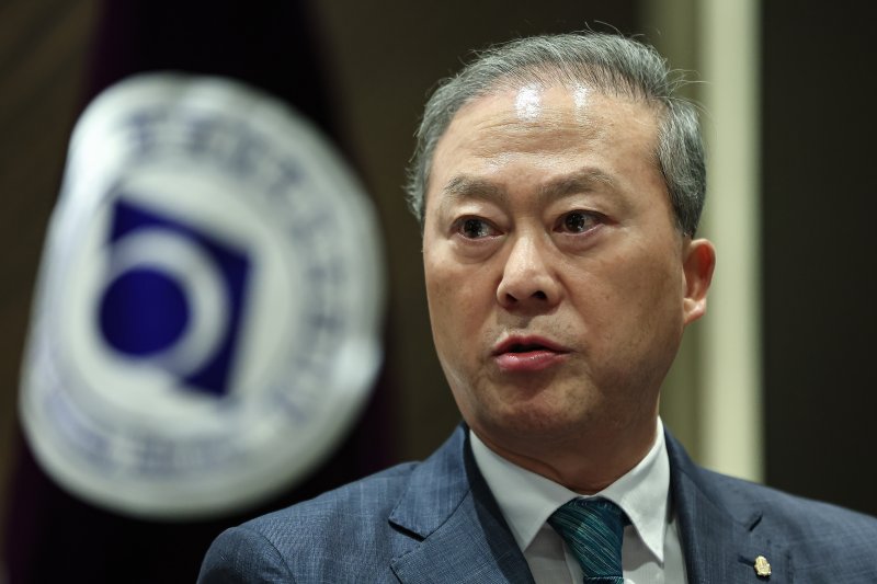 양오봉 한국대학교육협의회 회장이 19일 서울 시내 한 호텔에서 뉴스1과 인터뷰를 하고 있다. ⓒ News1 김도우 기자