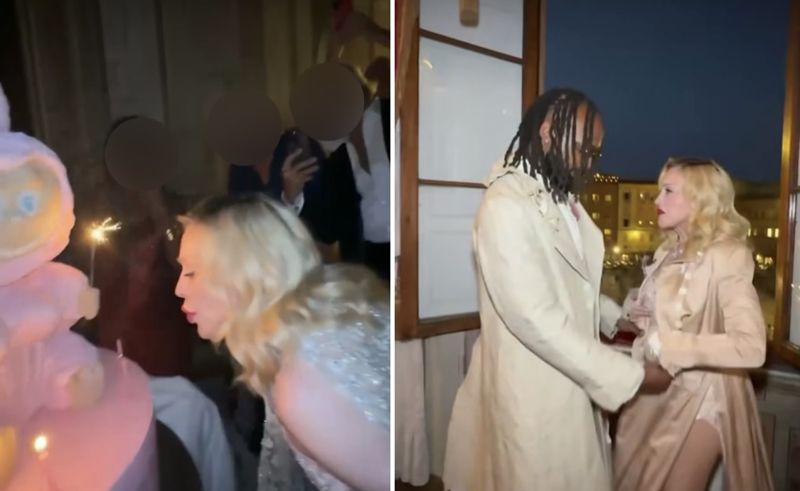 67세 마돈나, 29세 남친과 이탈리아서 생일파티 열어