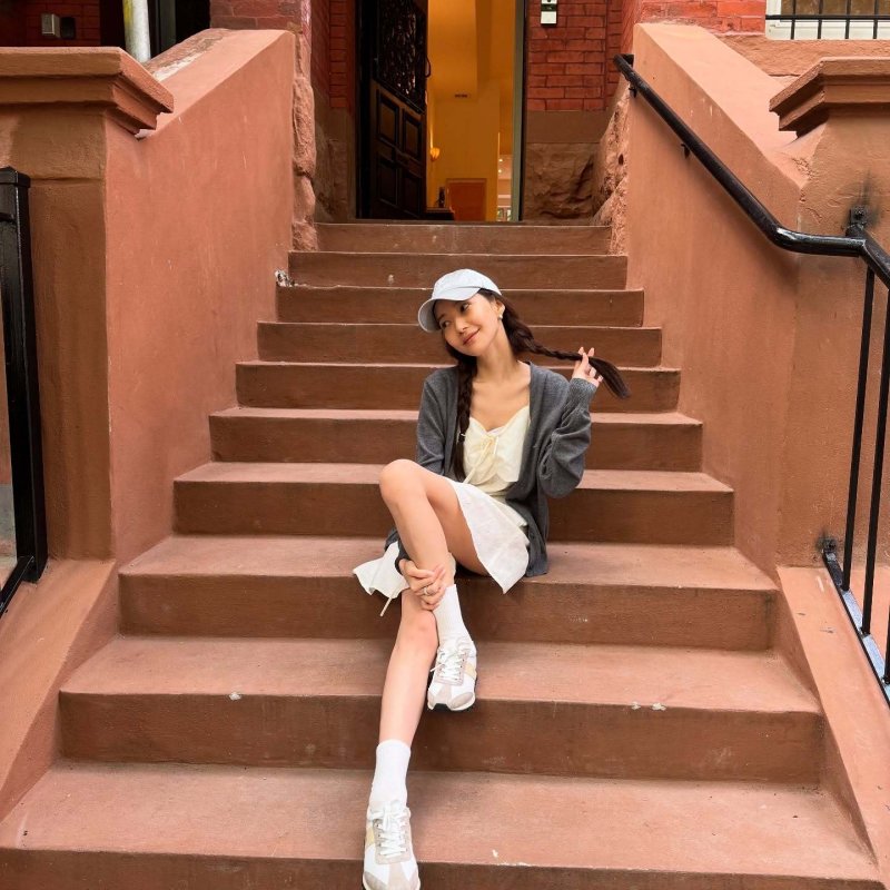 박민영, 미니스커트로 드러낸 극세사 다리…상큼함까지 [N샷]