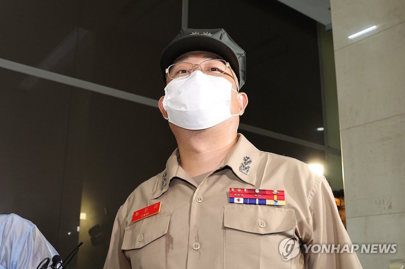 최진규 전 해병대 포11대대장, 해병특검 출석 (출처=연합뉴스)